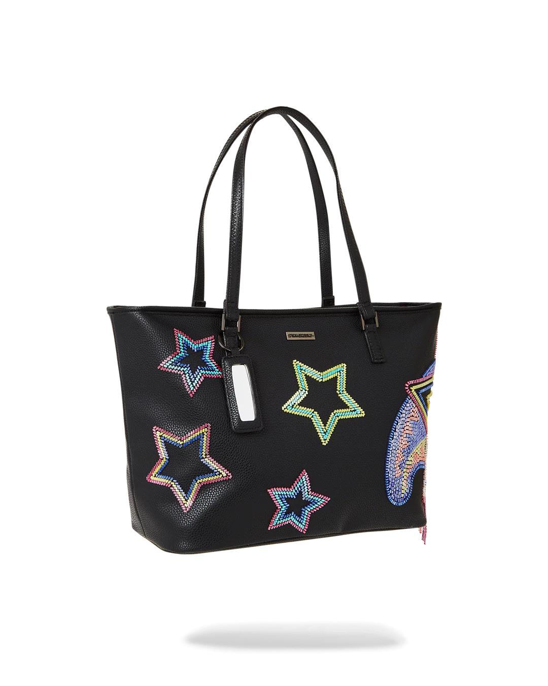 Sprayground Recommended | STAR RACER A.I.7 SANDFLOWER COLLAB BEADED TOTE