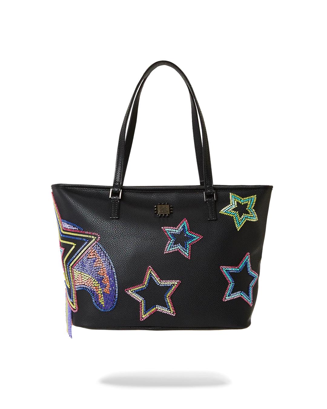 Sprayground Recommended | STAR RACER A.I.7 SANDFLOWER COLLAB BEADED TOTE