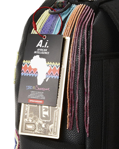 Sprayground Exclusive | STAR RACER A.I.7 SANDFLOWER COLLAB BEADED BACKPACK