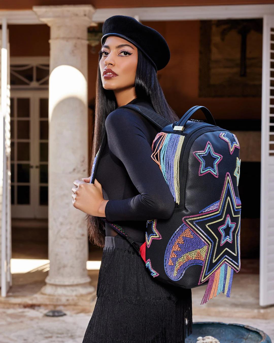 Sprayground Exclusive | STAR RACER A.I.7 SANDFLOWER COLLAB BEADED BACKPACK