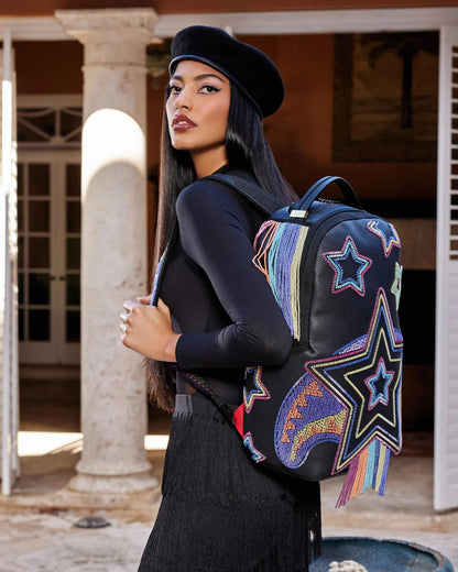 Sprayground Exclusive | STAR RACER A.I.7 SANDFLOWER COLLAB BEADED BACKPACK