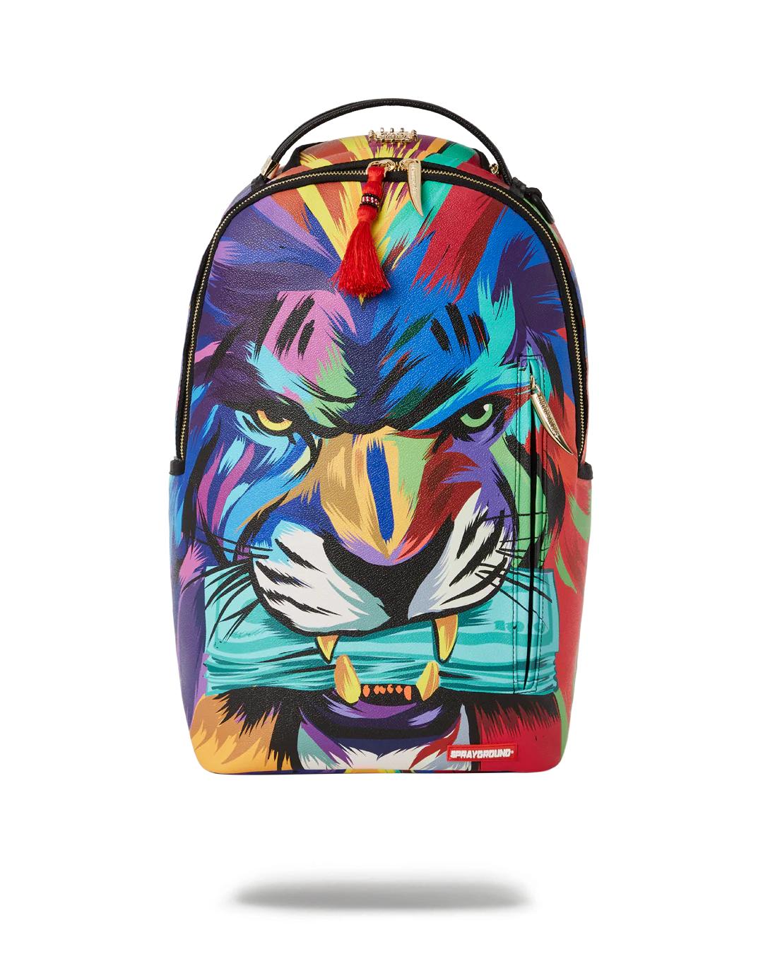 Sprayground Signature | HEAR MY ROAR A.i.6 SANDFLOWER COLLAB BACKPACK (DLXV)