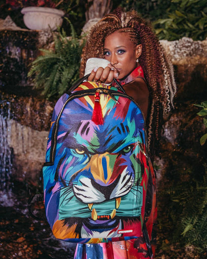 Sprayground Signature | HEAR MY ROAR A.i.6 SANDFLOWER COLLAB BACKPACK (DLXV)