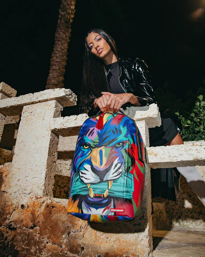 Sprayground Signature | HEAR MY ROAR A.i.6 SANDFLOWER COLLAB BACKPACK (DLXV)