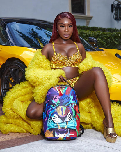 Sprayground Signature | HEAR MY ROAR A.i.6 SANDFLOWER COLLAB BACKPACK (DLXV)