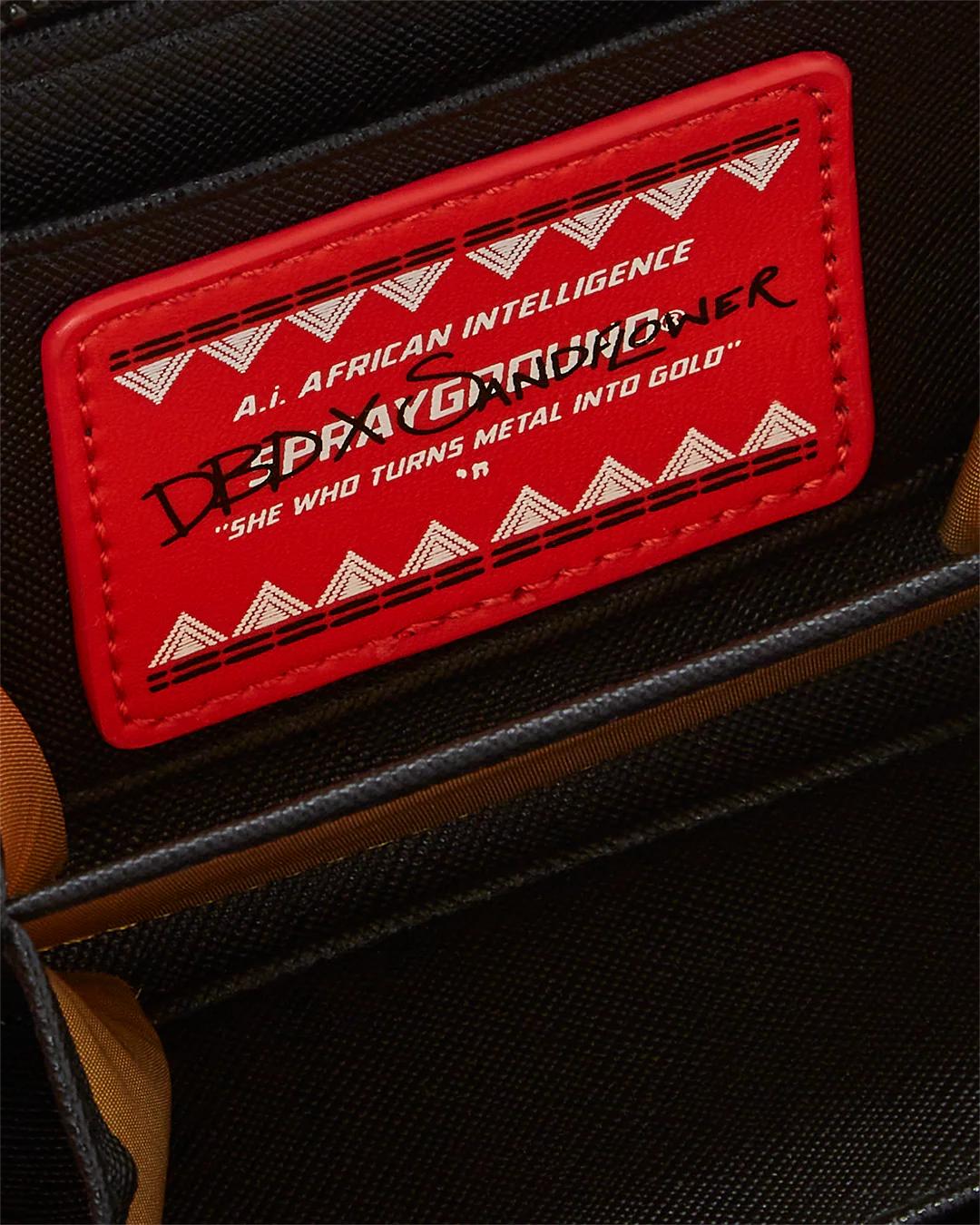 Sprayground Essential | OBSIDIAN STUNNER A.i.6 SANDFLOWER COLLAB WALLET