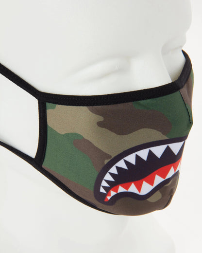 Sprayground Popular | CAMO SHARKMOUTH FORM-FITTING MASK
