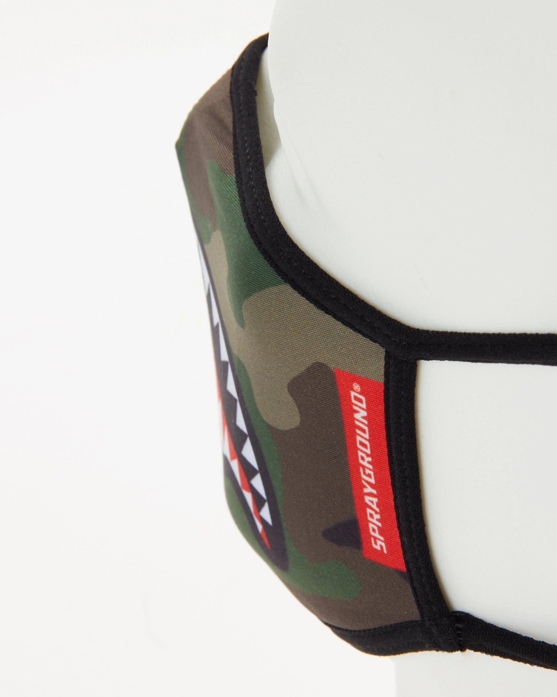Sprayground Popular | CAMO SHARKMOUTH FORM-FITTING MASK