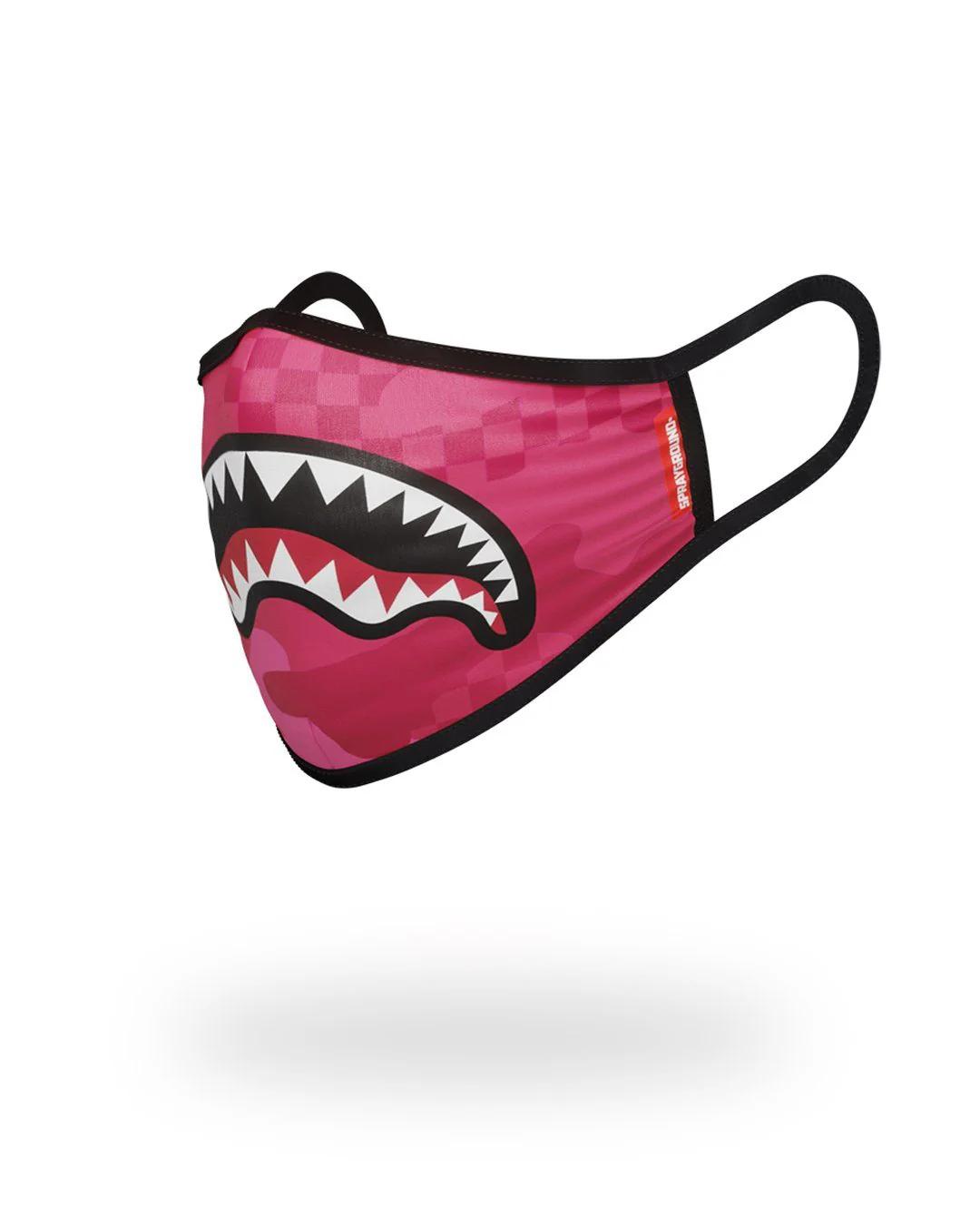 Sprayground Trending | PINK ANIME SHARK FORM-FITTING MASK