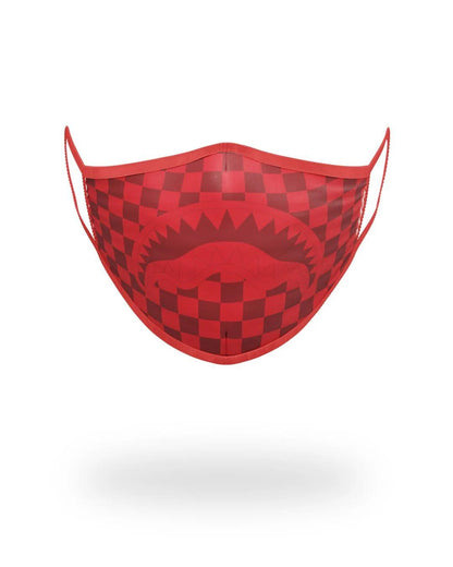 Sprayground Best Seller | SHARKS IN PARIS (RED) FORM-FITTING MASK