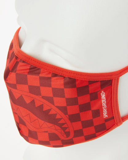 Sprayground Best Seller | SHARKS IN PARIS (RED) FORM-FITTING MASK