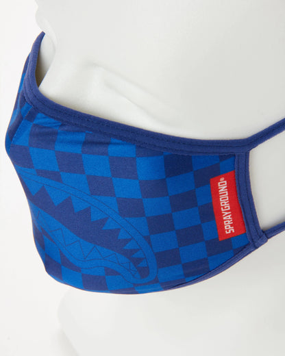 Sprayground Recommended | SHARKS IN PARIS (BLUE) FORM-FITTING MASK