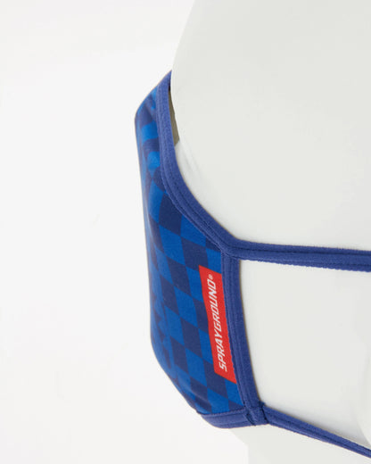 Sprayground Recommended | SHARKS IN PARIS (BLUE) FORM-FITTING MASK