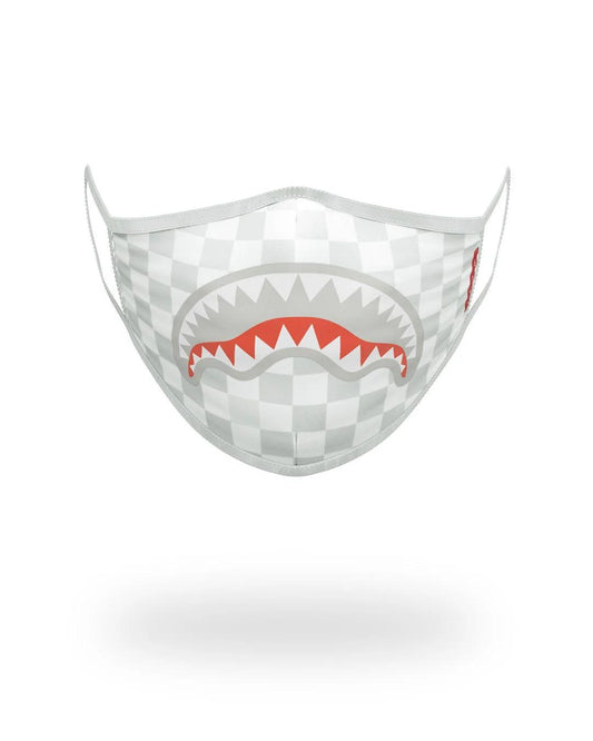 Sprayground Exclusive | SHARKS IN PARIS (WHITE) FORM-FITTING MASK
