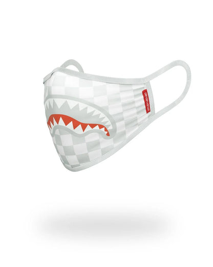 Sprayground Exclusive | SHARKS IN PARIS (WHITE) FORM-FITTING MASK