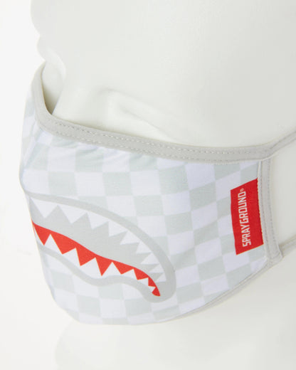Sprayground Exclusive | SHARKS IN PARIS (WHITE) FORM-FITTING MASK