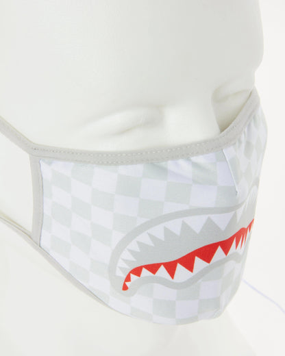 Sprayground Exclusive | SHARKS IN PARIS (WHITE) FORM-FITTING MASK