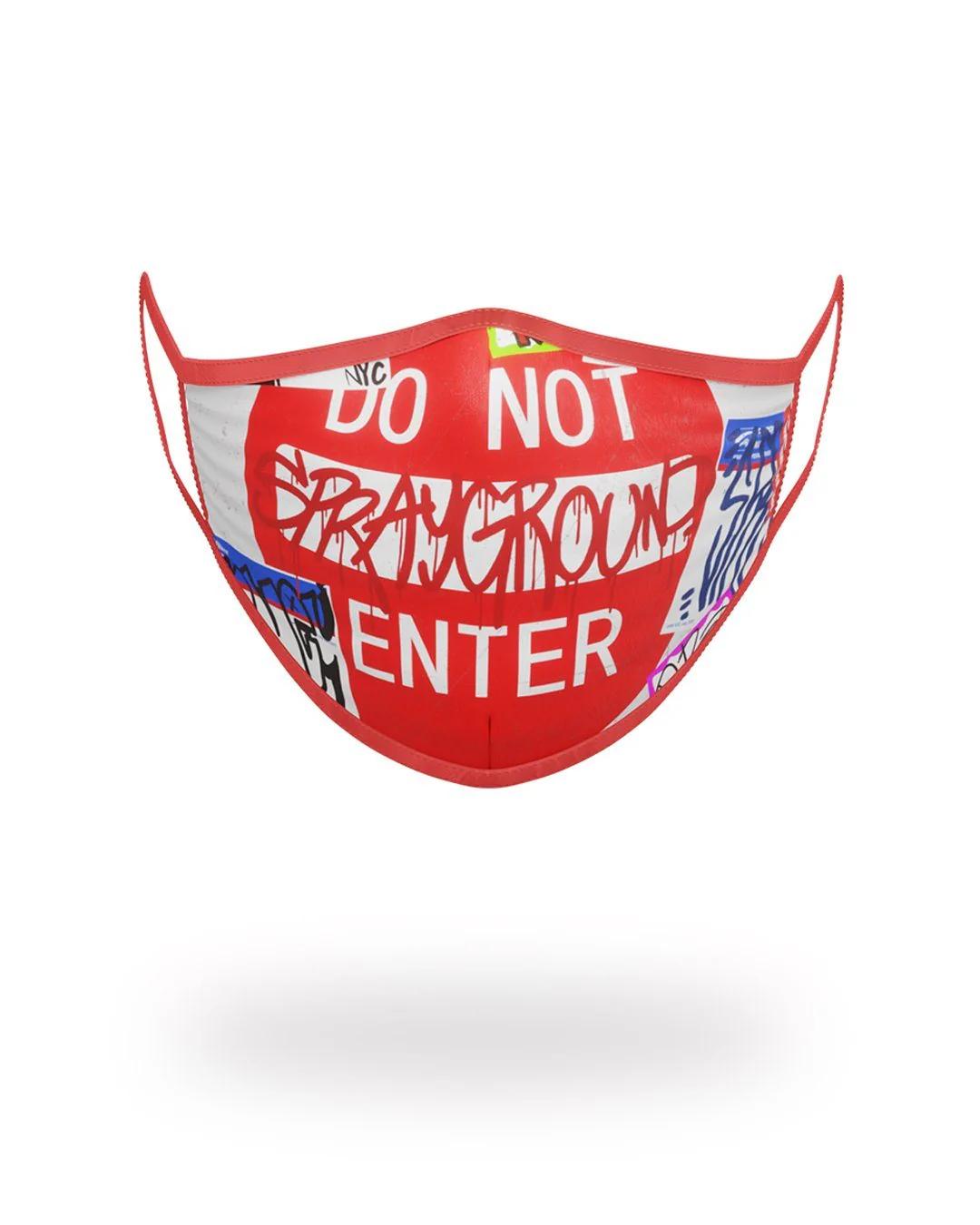 Sprayground Featured | DO NOT ENTER FORM-FITTING MASK
