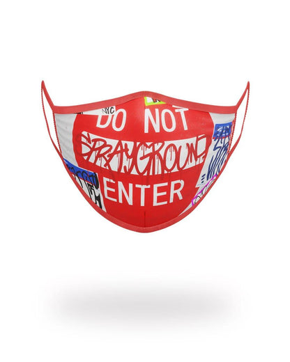 Sprayground Featured | DO NOT ENTER FORM-FITTING MASK