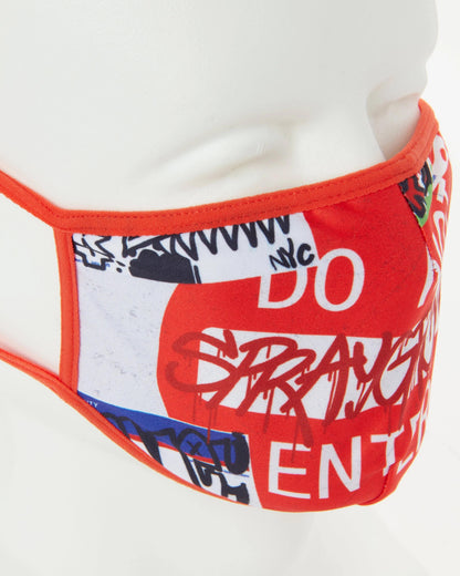 Sprayground Featured | DO NOT ENTER FORM-FITTING MASK