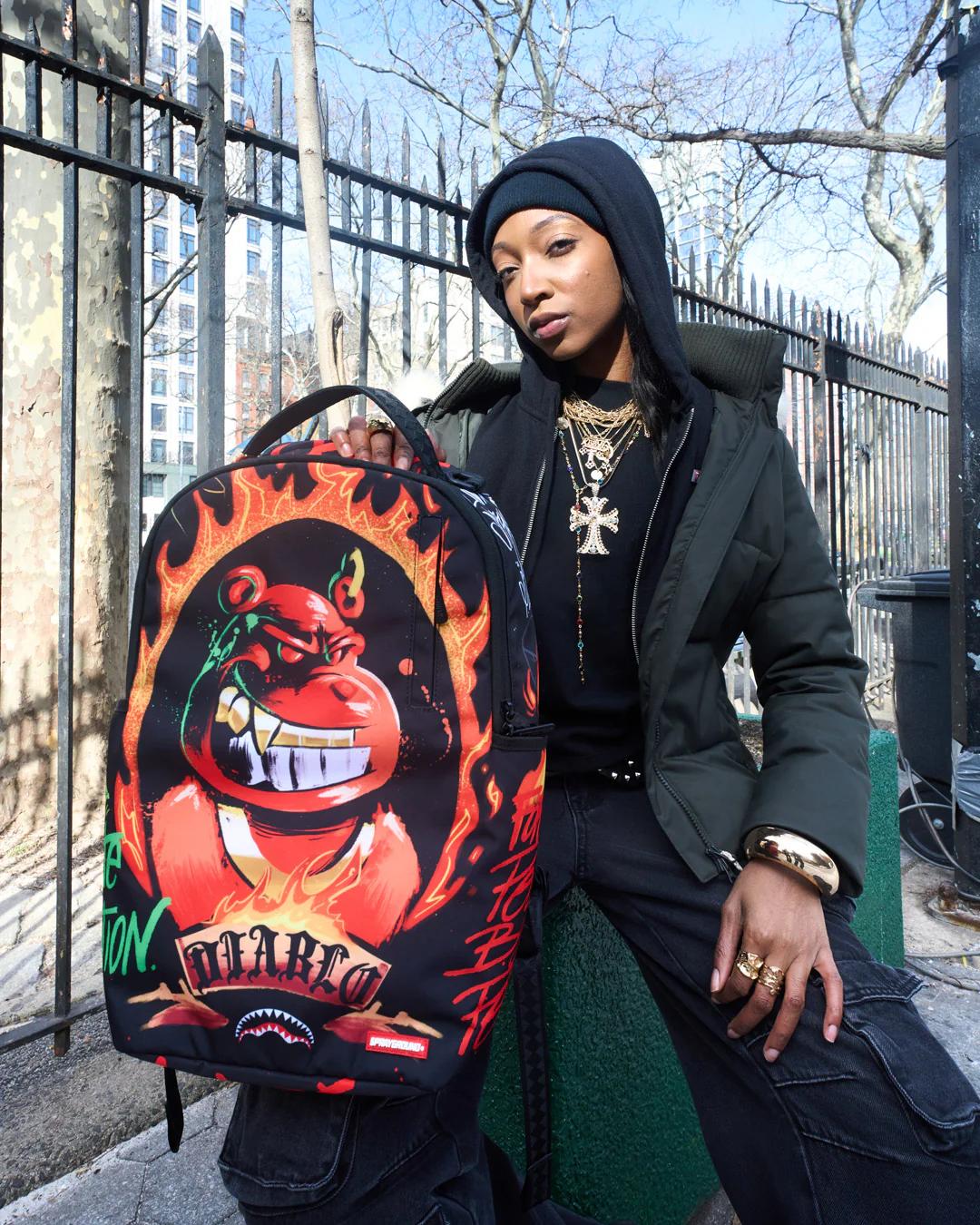 Sprayground Premium | DIABLO BILLION BURNIN BACKPACK