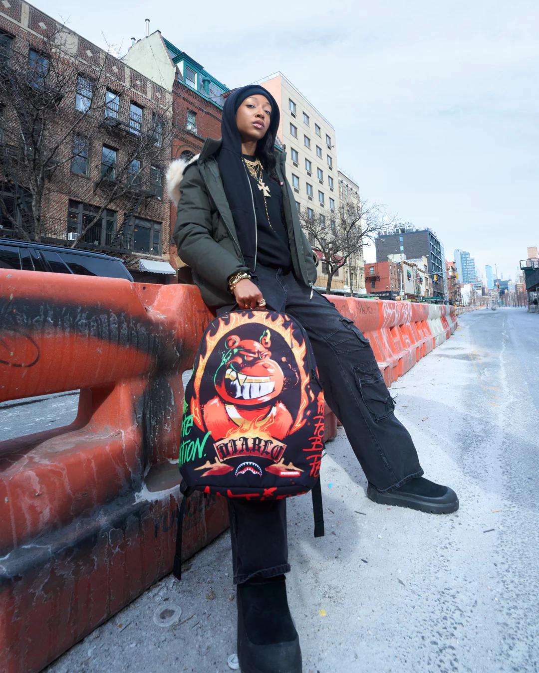 Sprayground Premium | DIABLO BILLION BURNIN BACKPACK