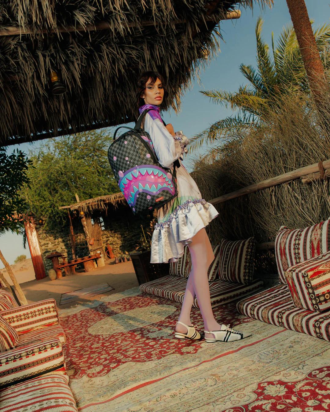 Sprayground New | PURPLE SLIME SHARK BACKPACK