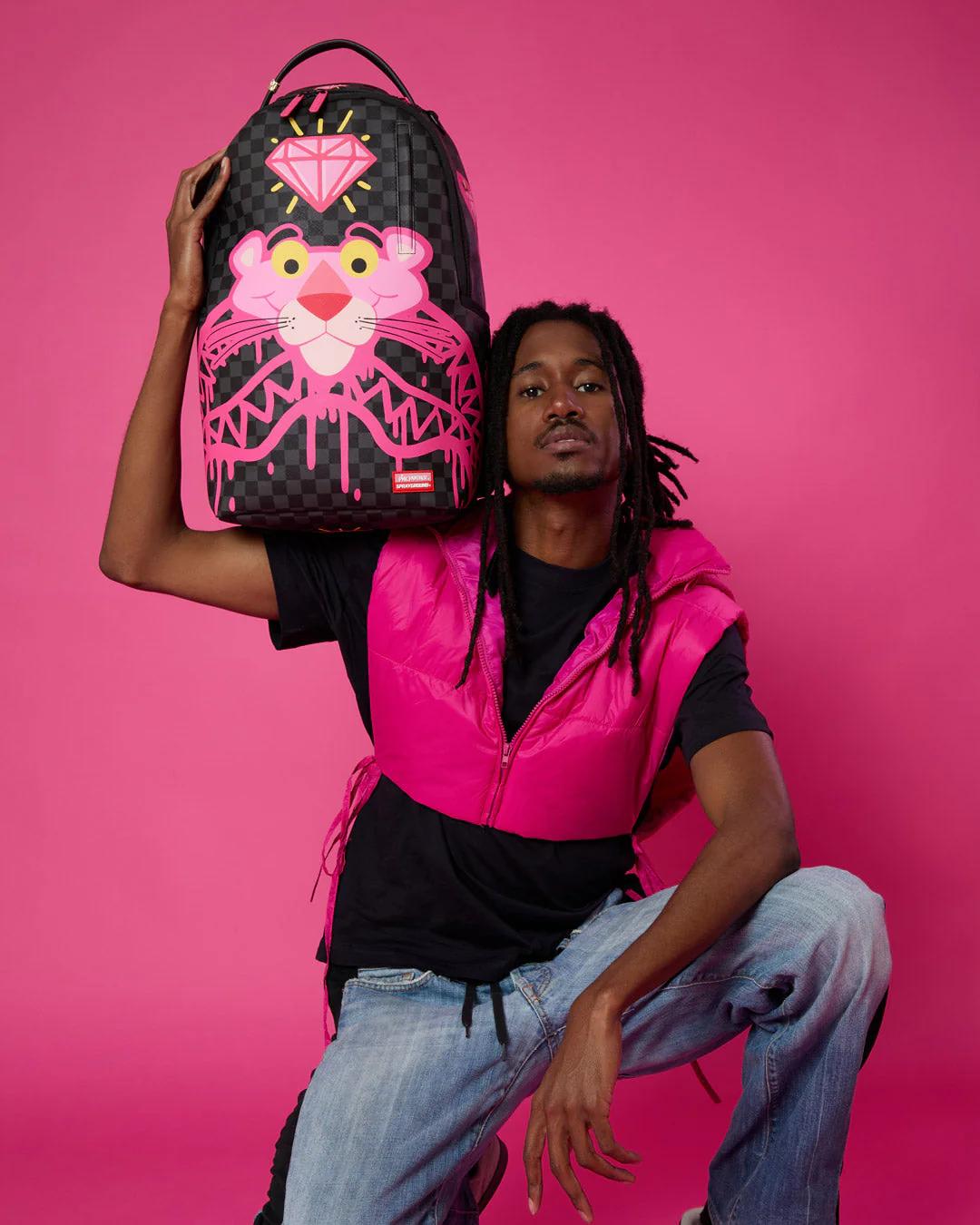 Sprayground Trending | PINK PANTHER DIAMOND SHARK BACKPACK