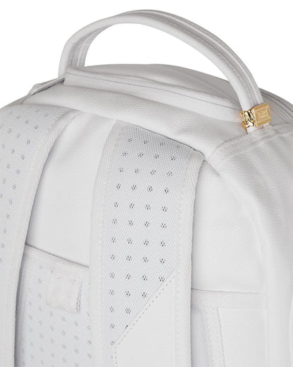 Sprayground Best Seller | GOLD BRICK LUXE WHITE BACKPACK