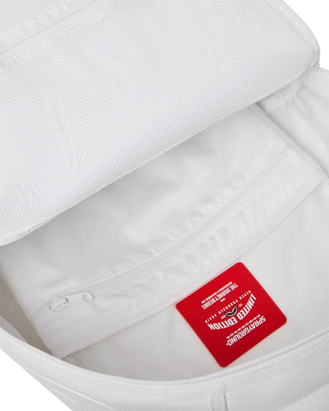 Sprayground Best Seller | GOLD BRICK LUXE WHITE BACKPACK