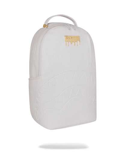 Sprayground Best Seller | GOLD BRICK LUXE WHITE BACKPACK