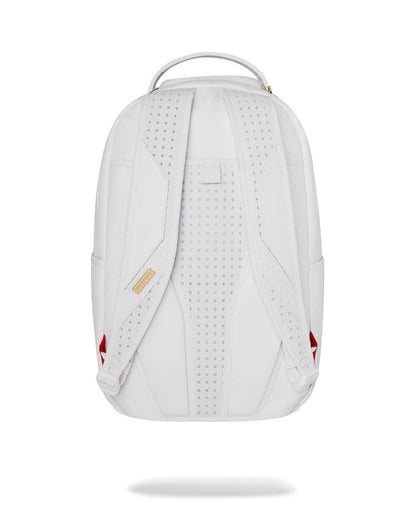 Sprayground Best Seller | GOLD BRICK LUXE WHITE BACKPACK