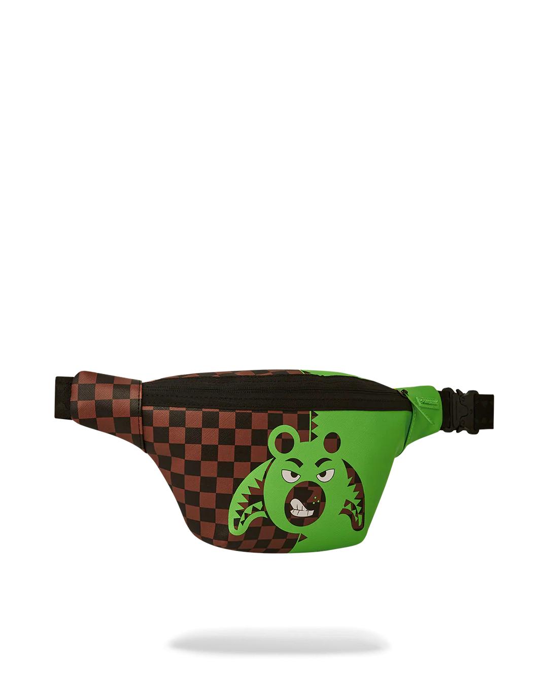 Sprayground New | GREEN MONEY BEAR SAVVY CROSSBODY