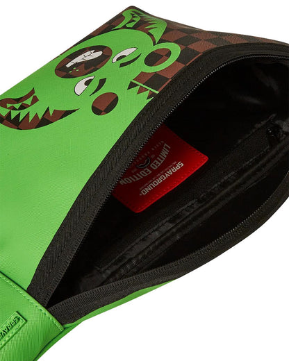 Sprayground New | GREEN MONEY BEAR SAVVY CROSSBODY