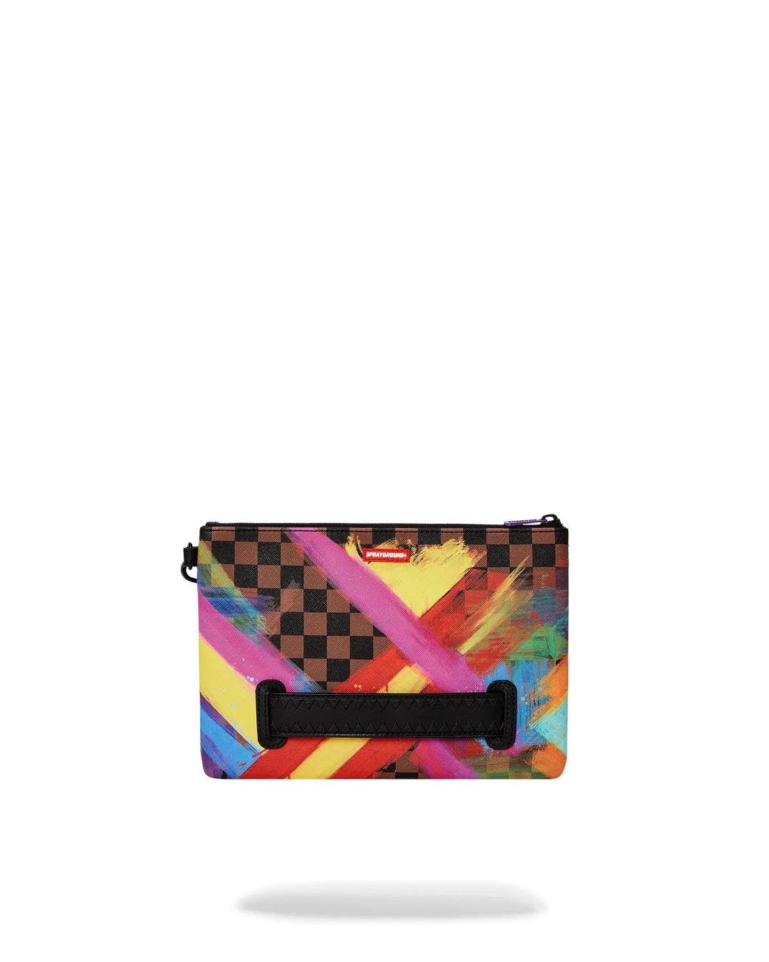 Sprayground Exclusive | SHARKS IN PARIS CITY STREAKS CROSSOVER CLUTCH
