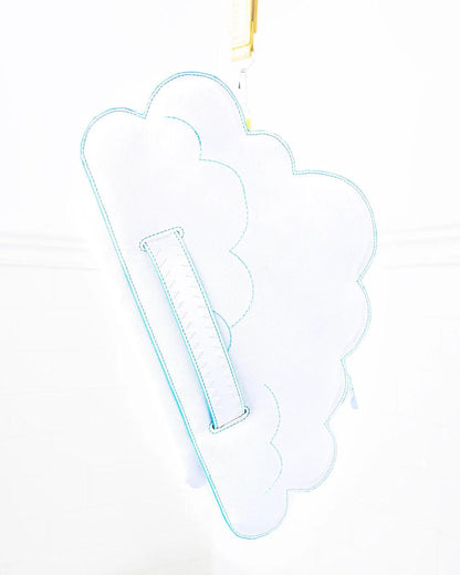 Sprayground Featured | CLOUDY WITH A CHANCE OF SHARK CROSSOVER CLUTCH