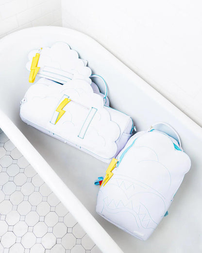 Sprayground Featured | CLOUDY WITH A CHANCE OF SHARK CROSSOVER CLUTCH