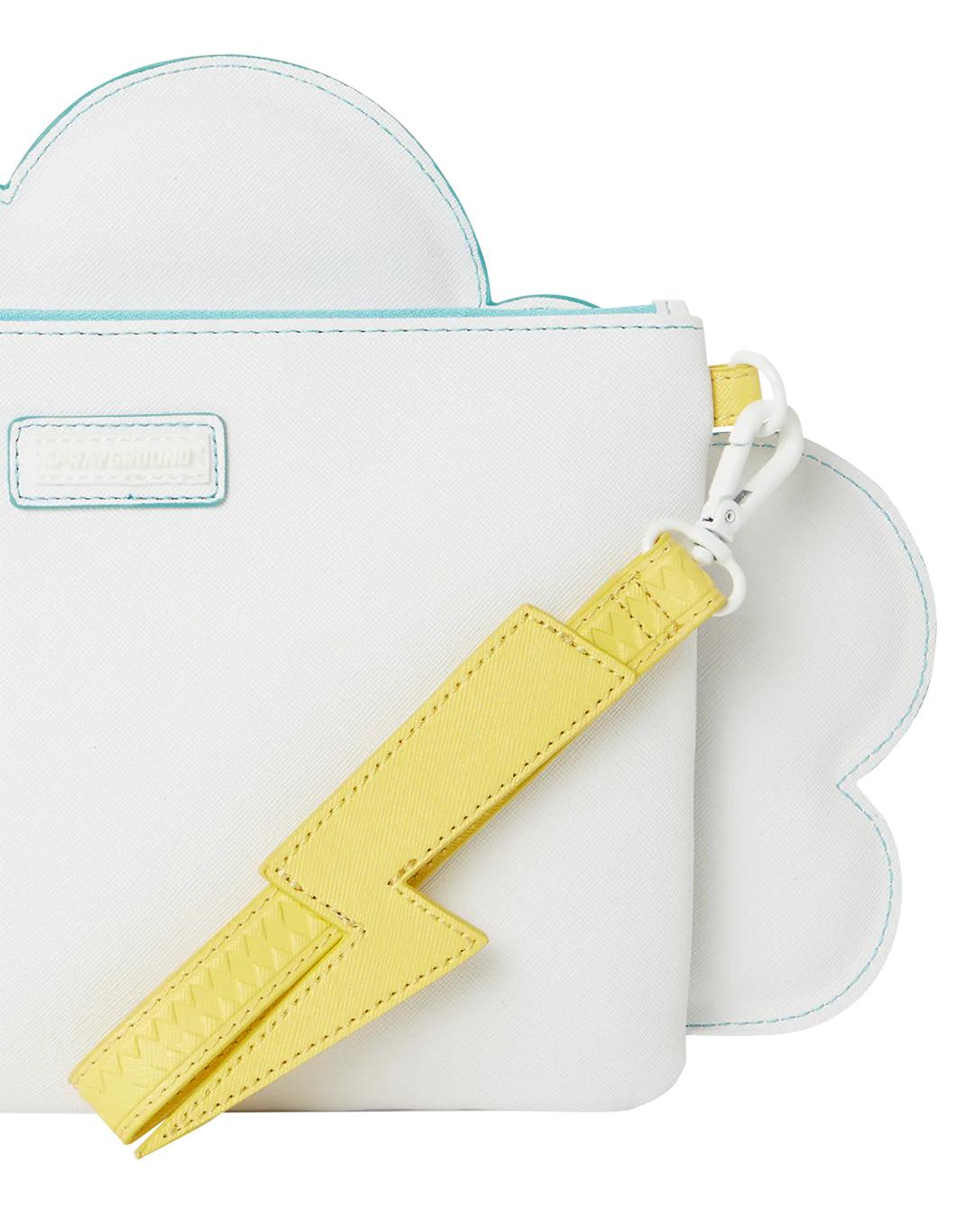 Sprayground Featured | CLOUDY WITH A CHANCE OF SHARK CROSSOVER CLUTCH