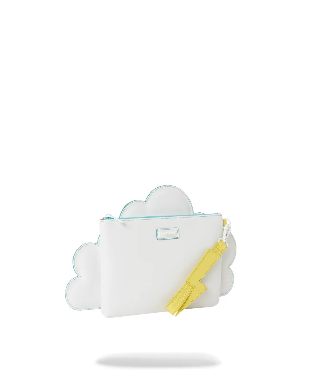 Sprayground Featured | CLOUDY WITH A CHANCE OF SHARK CROSSOVER CLUTCH