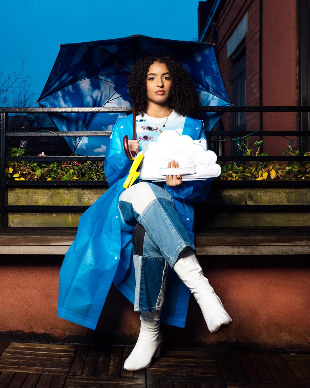 Sprayground Featured | CLOUDY WITH A CHANCE OF SHARK CROSSOVER CLUTCH