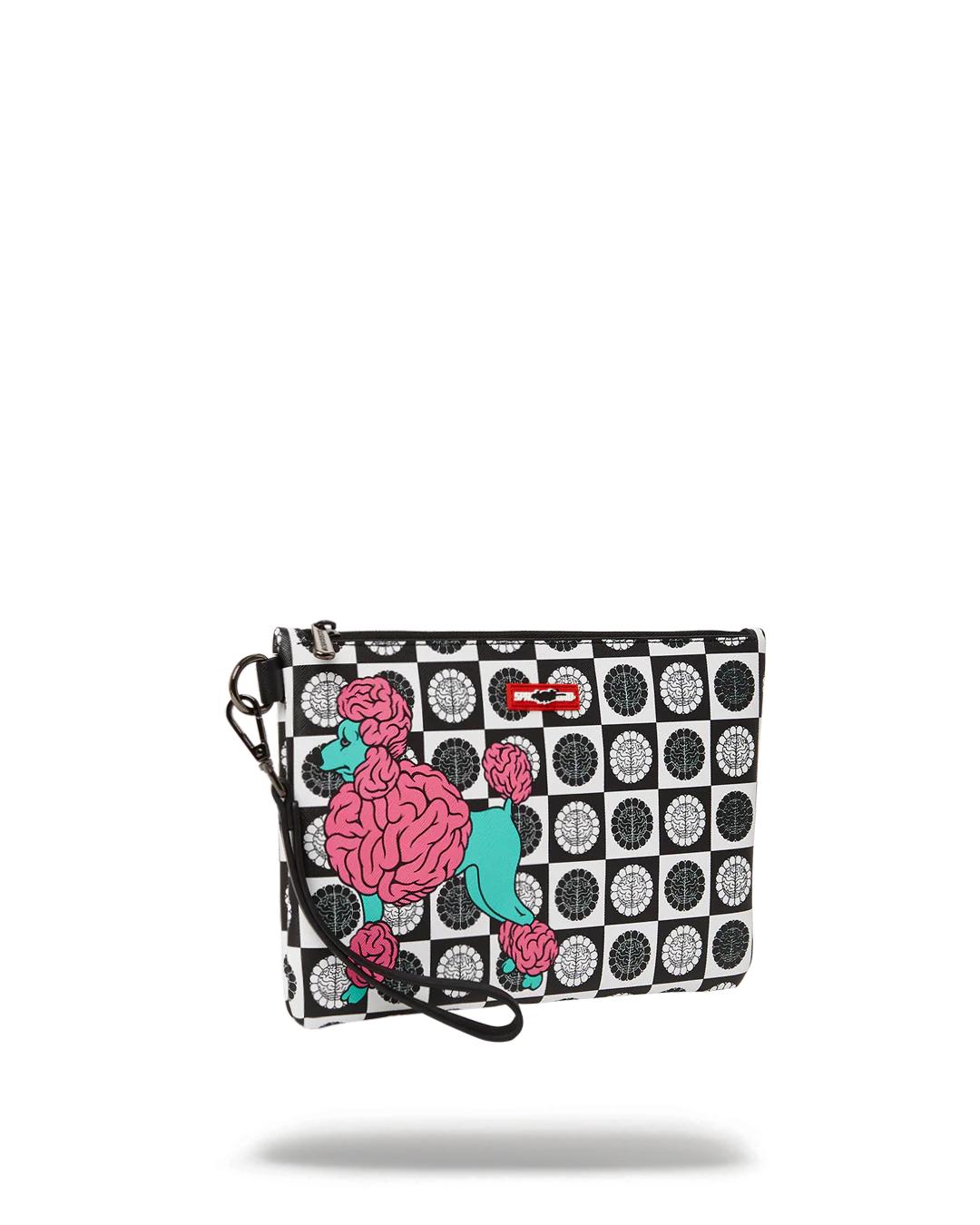 Sprayground New | POODLE CHECK RON ENGLISH COLLAB POUCHETTE
