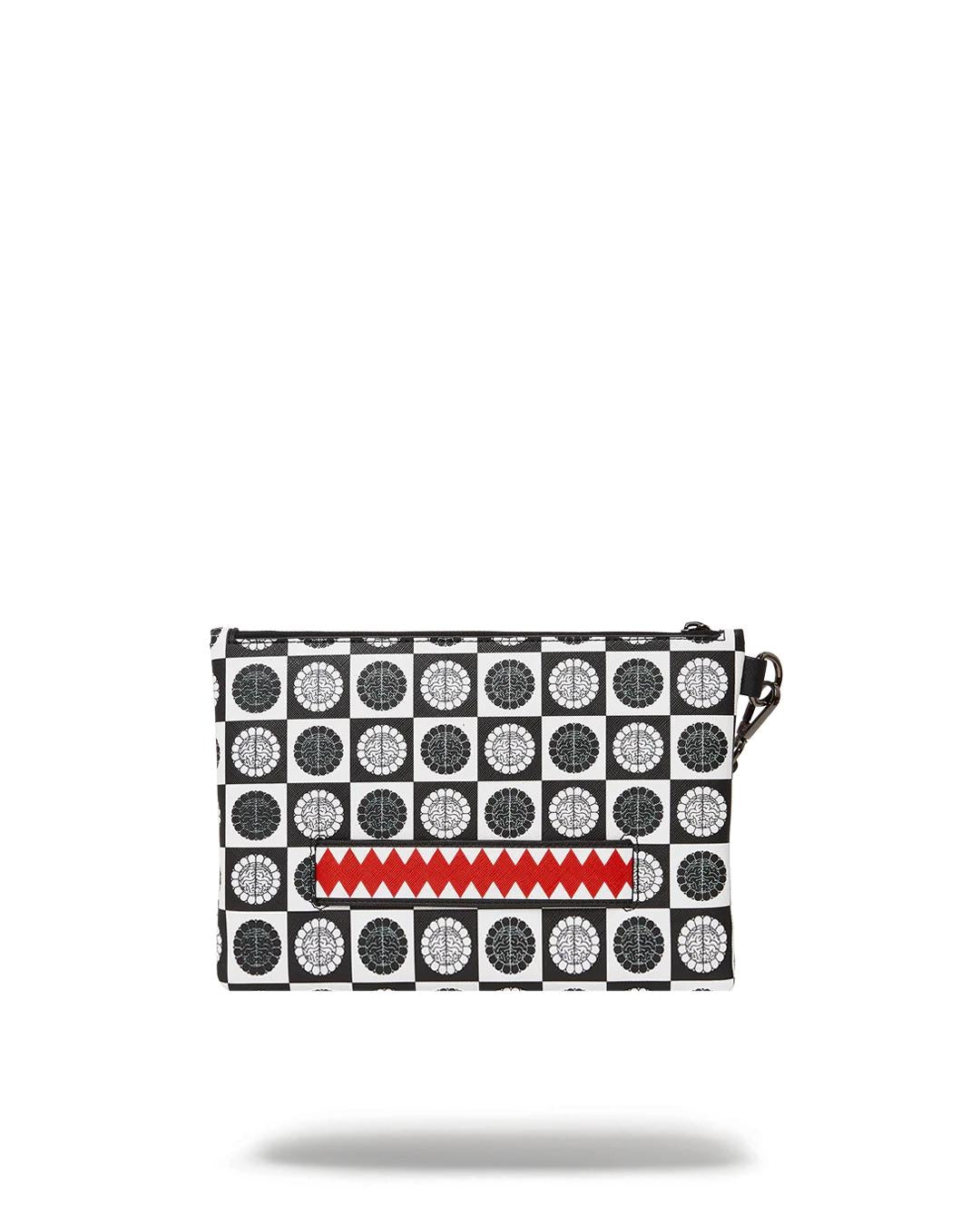 Sprayground New | POODLE CHECK RON ENGLISH COLLAB POUCHETTE