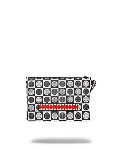 Sprayground New | POODLE CHECK RON ENGLISH COLLAB POUCHETTE
