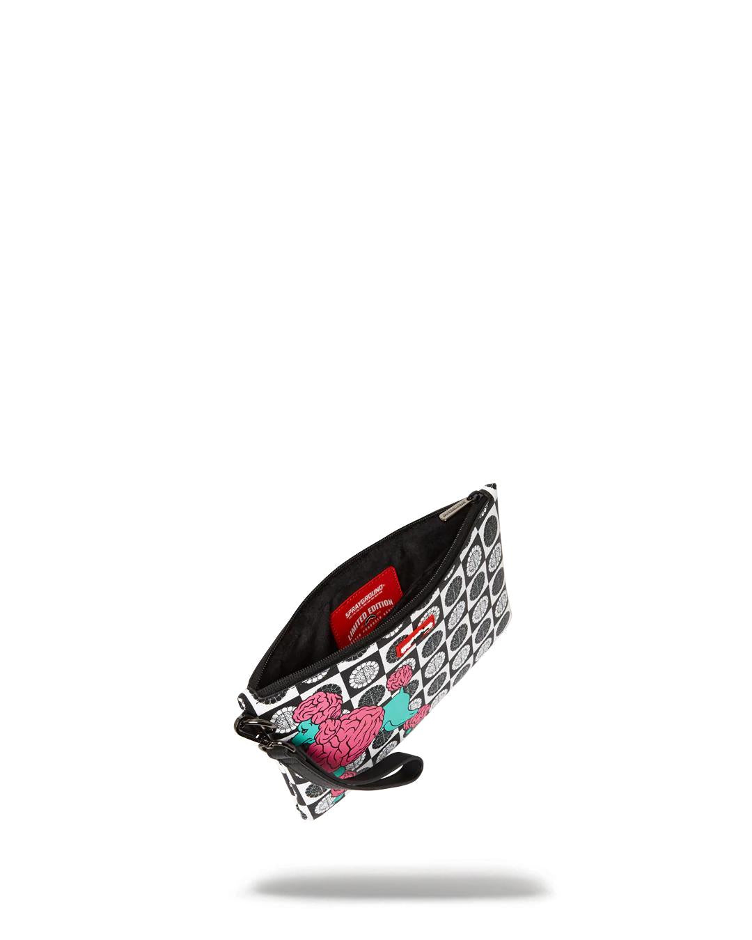 Sprayground New | POODLE CHECK RON ENGLISH COLLAB POUCHETTE