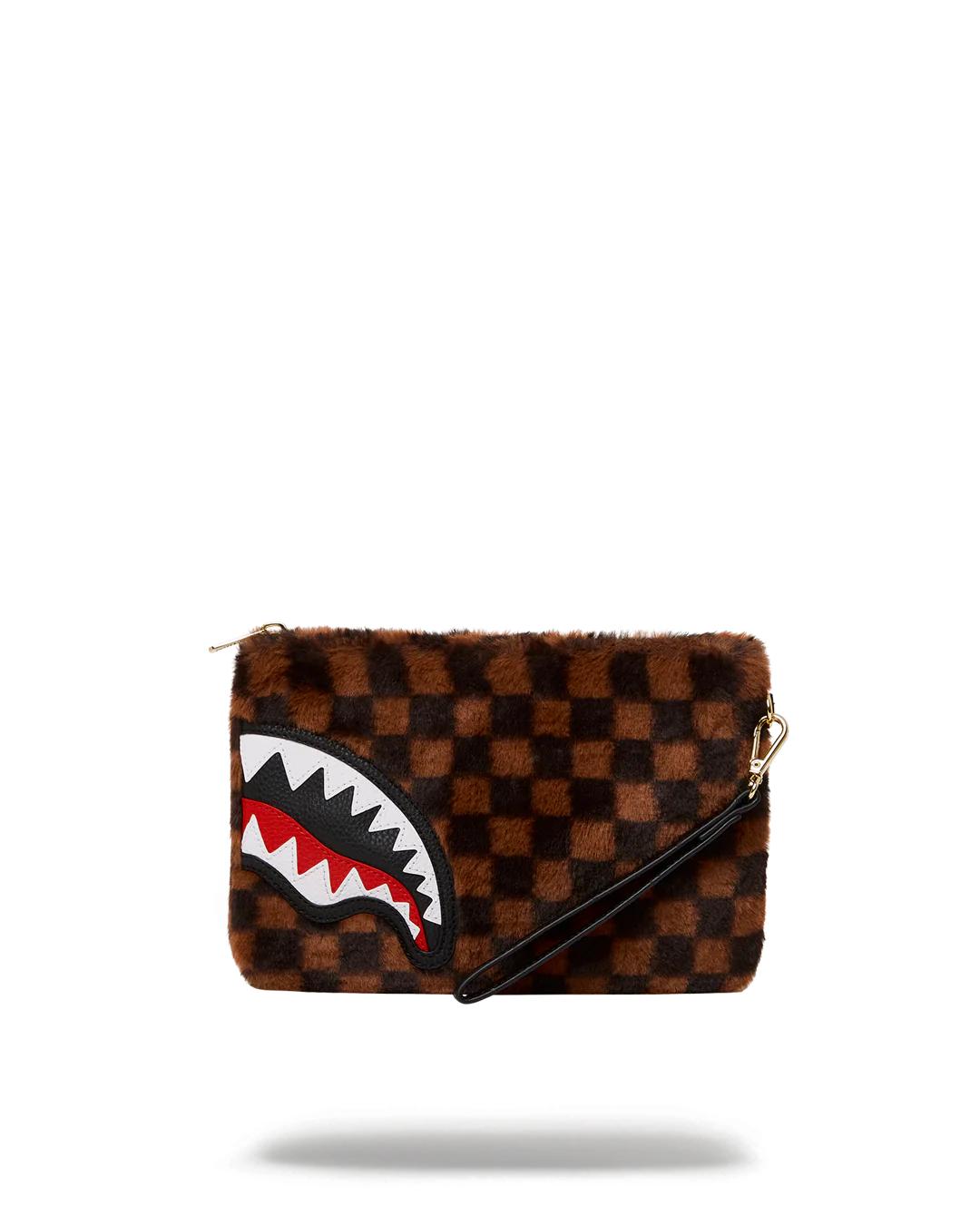 Sprayground Popular | FURRR SHARKS IN PARIS CROSSOVER CLUTCH