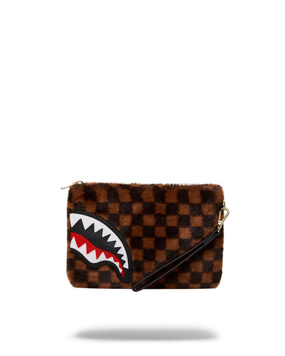 Sprayground Popular | FURRR SHARKS IN PARIS CROSSOVER CLUTCH