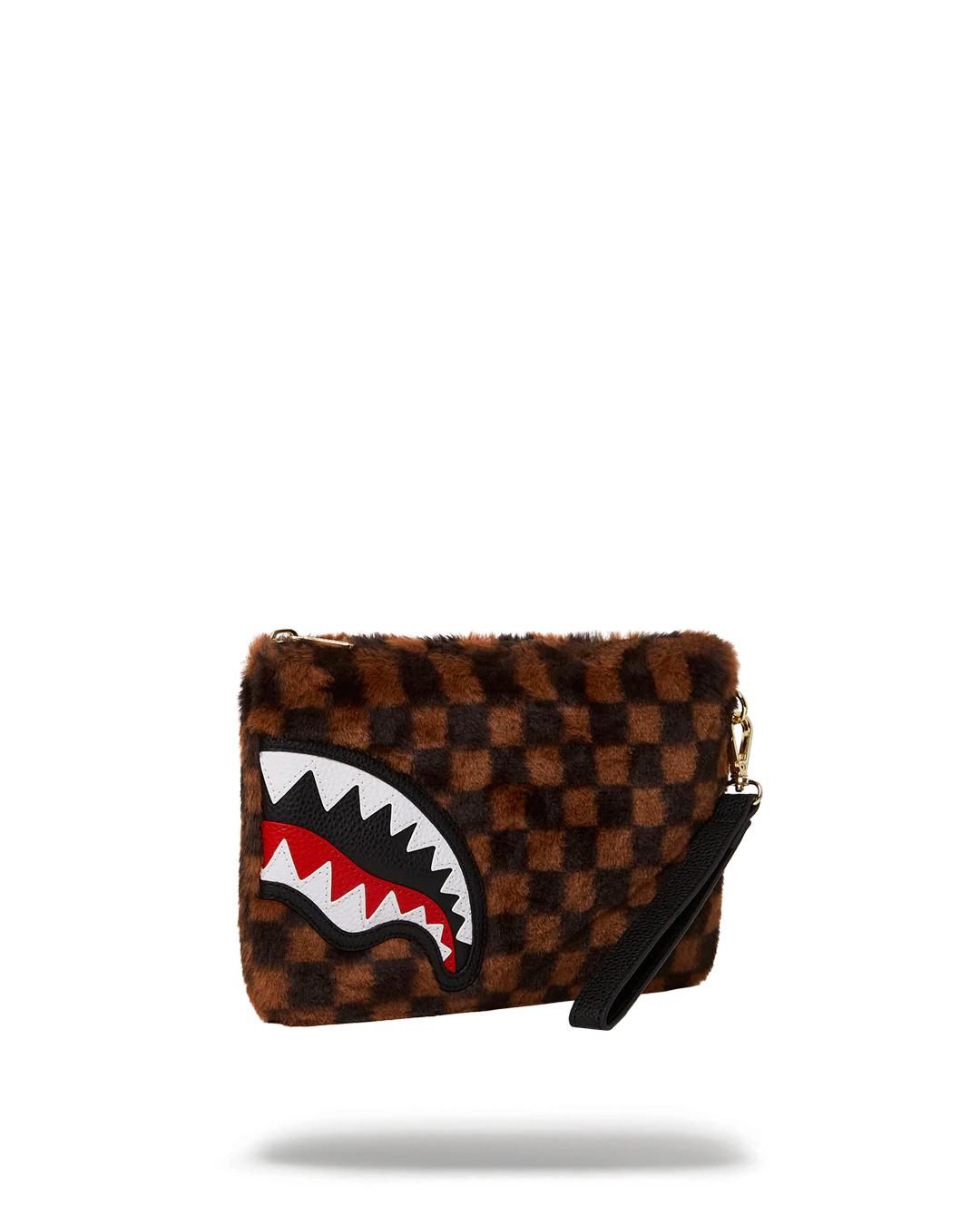 Sprayground Popular | FURRR SHARKS IN PARIS CROSSOVER CLUTCH