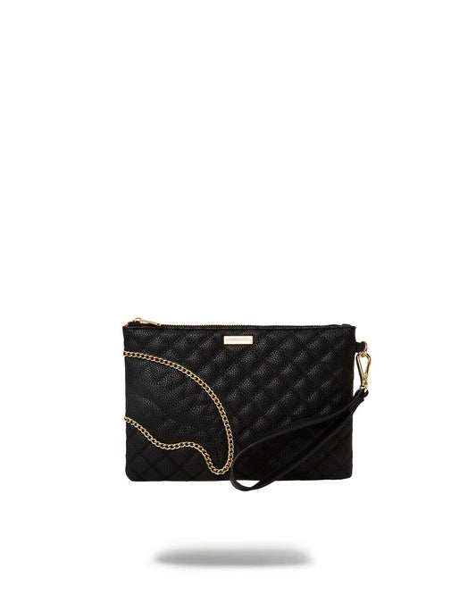 Sprayground New | LEVELED UP SPLIT QUILT SHARK CROSSOVER CLUTCH