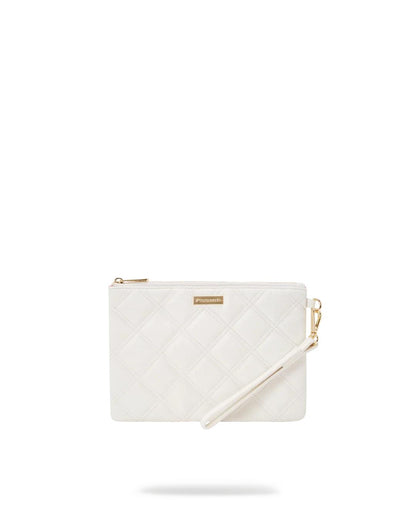 Sprayground Signature | RIVIERA LE BLANC GOLD CHAIN SHARK CROSSOVER CLUTCH