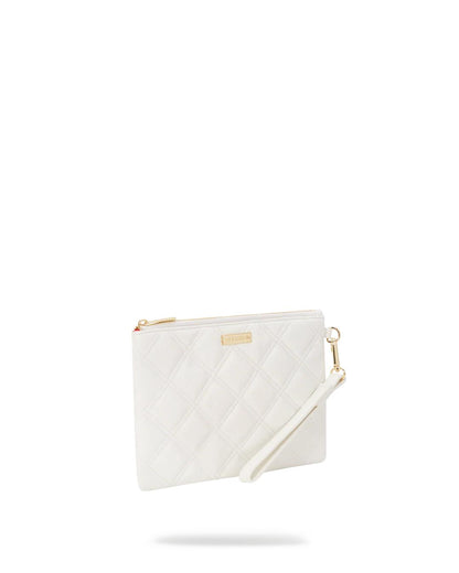 Sprayground Signature | RIVIERA LE BLANC GOLD CHAIN SHARK CROSSOVER CLUTCH